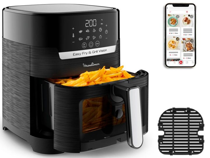 Мультипечь Moulinex Easy Fry&Grill Window EZ506820 - изображение 2