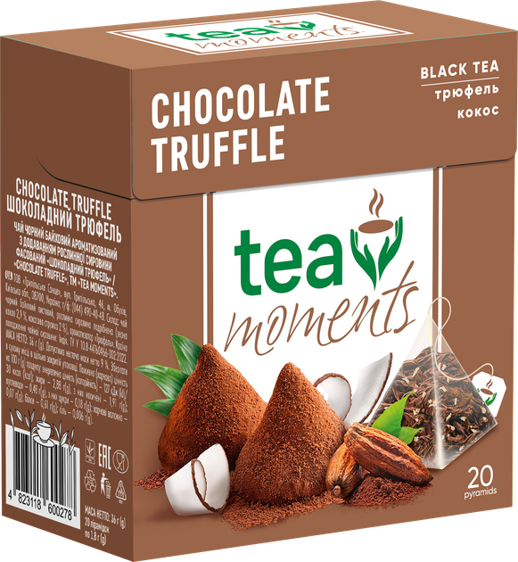 Набор черного чая Tea Moments Chocolate Truffle со вкусом
