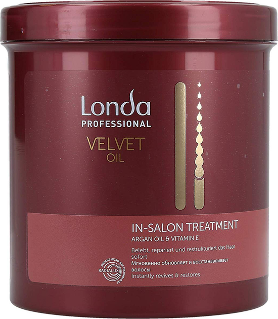 Профессиональное восстанавливающее средство Londa Professional Velvet Oil Treatment с аргановым маслом 750 мл (8005610563541) 