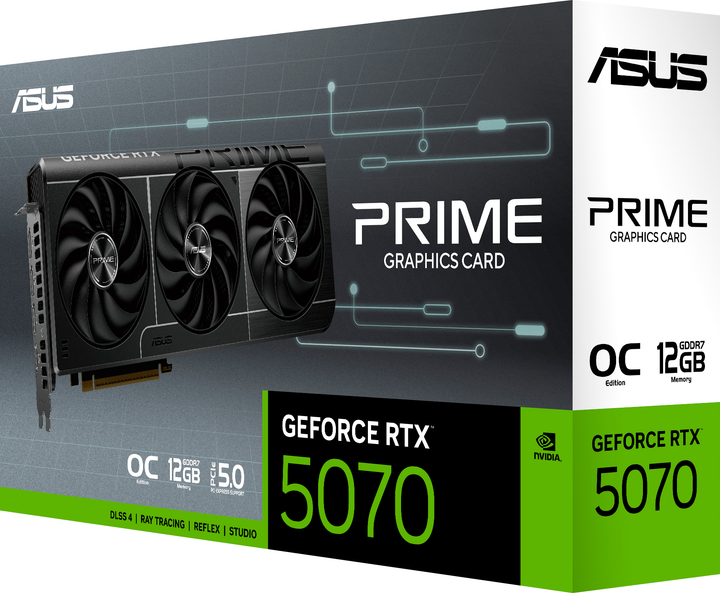 Karta graficzna ASUS PCI-Ex GeForce RTX 5070 PRIME OC Edition 12GB GDDR7 (192bit) (2587/28000) (HDMI, 3 x DisplayPort) (PRIME-RTX5070-O12G) - obraz 11