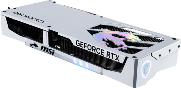 Відеокарта MSI PCI-Ex GeForce RTX 5070 Gaming Trio OC White 12GB GDDR7 (192bit) (2625/28000) (HDMI, 3 x DisplayPort) (RTX 5070 12G GAMING TRIO OC WHITE) - зображення 2