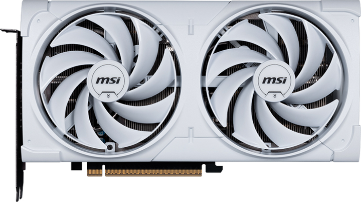 Відеокарта MSI PCI-Ex GeForce RTX 5070 Ventus 2X OC White 12GB GDDR7 (192bit) (2557/28000) (HDMI, 3 x DisplayPort) (RTX 5070 12G VENTUS 2X OC WHITE) - зображення 1