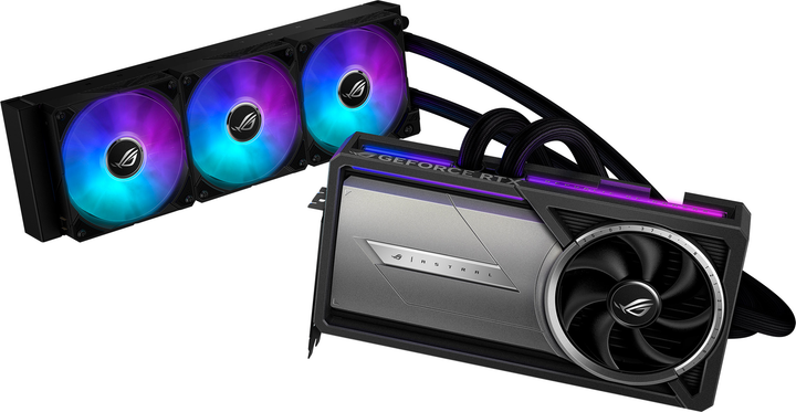 Karta graficzna ASUS PCI-Ex GeForce RTX 5090 ROG Astral LC 32GB GDDR7 (512bit) (2467/28000) (2 x HDMI, 3 x DisplayPort) (ROG-ASTRAL-LC-RTX5090-32G-GAMING) - obraz 1