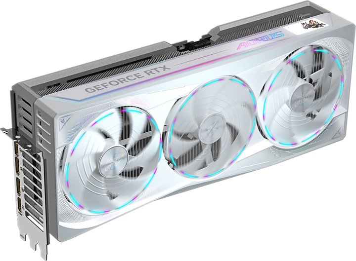 Відеокарта Gigabyte PCI-Ex GeForce RTX 5090 Aorus Master Ice 32GB GDDR7 (512bit) (2655/28000) (HDMI, 3 x DisplayPort) (GV-N5090AORUSM ICE-32GD) - зображення 4