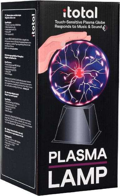 Lampka nocna iTotal Plasma Lamp 5 (8059037074050) - obraz 4