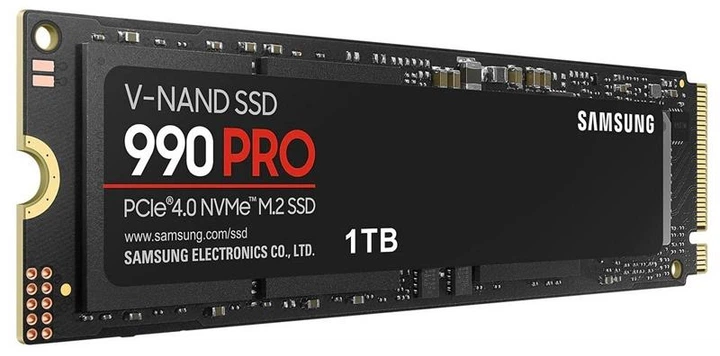 内蔵型SSD Samsung 990 PRO 1TB SSD M.2 Накопитель SSD M.2 2280 1TB 990 PRO Samsung (MZ-V9P1T0BW