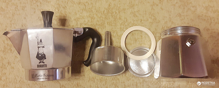 Kawiarka Bialetti Moka Express na 9 filizanek 420 ml Srebrny (990001165) (955555907099814) - Outlet - obraz 5
