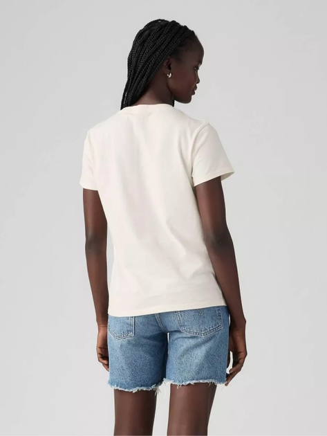 Koszulka damska bawełniana Levi's The Perfect Tee Lily Bw Fill Egret Grap 17369-2948 L Biała (5401187066011) - obraz 2