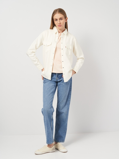 Koszula damska bawełniana Levi's Iconic Western Crew 4 16786-0014 L Biała (5401105473808) - obraz 3