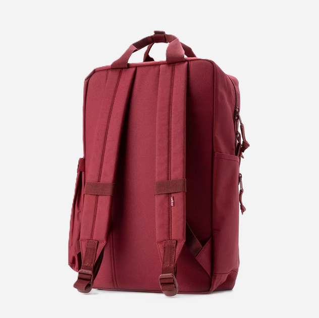 Plecak męski miejski 25 L Levi's Lpack Large Crimson D7572-0018 Czerwony (7626725872680) - obraz 2