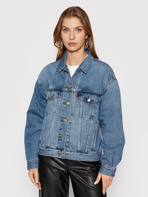 Kurtka jeansowa damska Levi's 90S Trucker Soft As Butter Mid A1743-0004 L Błękitna (5400970984242) - obraz 1