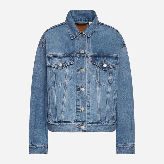 Kurtka jeansowa damska Levi's 90S Trucker Soft As Butter Mid A1743-0004 S Błękitna (5400970844546) - obraz 6