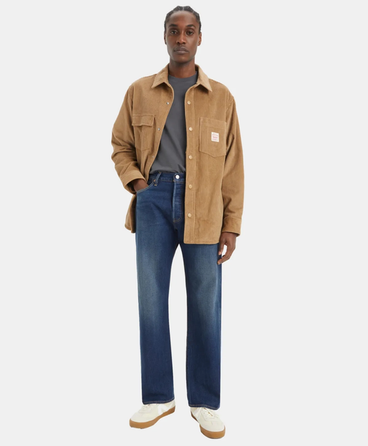 Джинси Regular Fit чоловічі Levi's 501 Its Time To Go St 00501-3604 36-32 Темно-сині (5401157413203) - зображення 3