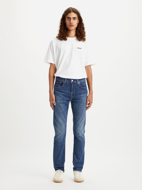 Jeansy regular fit męskie Levi's 502 Taper Shitake 29507-1353 31-32 Niebieskie (5401105368685) - obraz 3