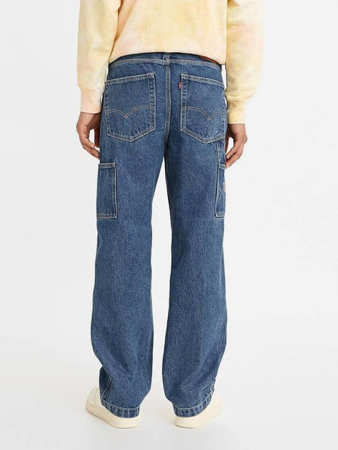 Jeansy męskie szerokie nogawki Levi's 568 Loose Strt Carpenter Safe In Charm 55849-0033 W30L32 Niebieskie (5401105646851) - obraz 2
