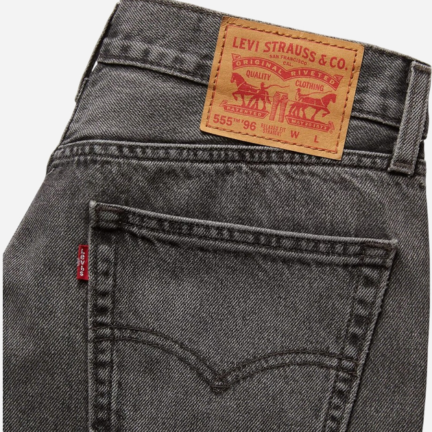 Джинси Regular Fit чоловічі Levi's 555 Relaxed Straight Cheers To That A7223-0000 32-32 Сірі (5401128631407) - зображення 7