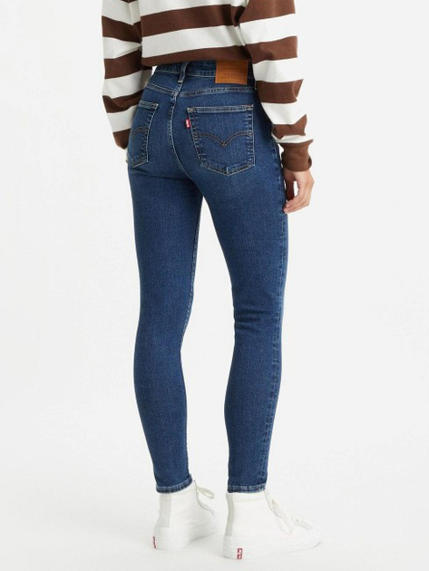 Jeansy skinny damskie Levi's 721 High Rise Skinny 18882-0594 W28L28 Niebieskie (5401105531751) - obraz 2