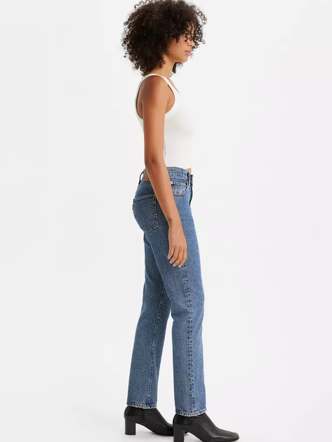 Джинси Regular Fit жіночі Levi's 501 Jeans For Women Shout Out Stone 12501-0438 28-32 Сині (5401105688899) - зображення 5