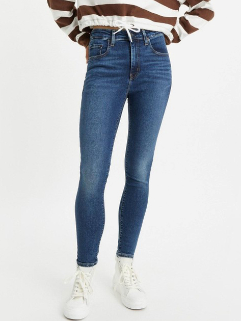 Jeansy skinny damskie Levi's 721 High Rise Skinny 18882-0594 W30L30 Niebieskie (5401105531867) - obraz 1