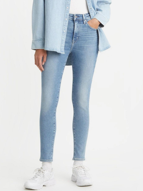 Jeansy skinny damskie Levi's 721 High Rise Skinny 18882-0601 W26L32 Błękitne (5401105543471) - obraz 1