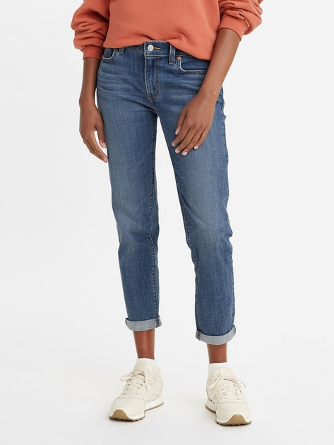 Jeansy boyfriend damskie Levi's Mid Rise Boyfriend Lapis Gem 19887-0225 W32L30 Niebieskie (5401157419748) - obraz 1