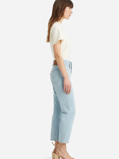 Jeansy regular fit damskie Levi's 501 Crop Wow Me Over 36200-0326 25-28 Błękitne (5401157239414) - obraz 4