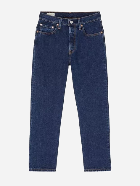 Jeansy regular fit damskie Levi's 501 Crop Salsa Stonewash 36200-0179 28-26 Niebieskie (5400970241710) - obraz 6