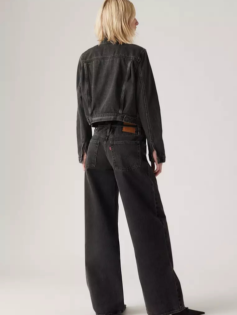 Jeansy damskie Levi's Xl Straight Influential Lady A8701-0003 28-31 Czarne (5401157489543) - obraz 4