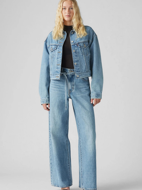 Jeansy damskie Levi's Xl Straight Thanks Friend A8701-0004 28-29 Błękitne (5401157478400) - obraz 3