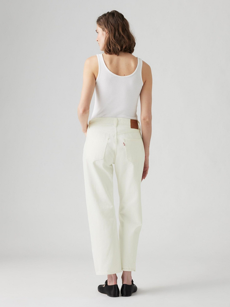 Jeansy regular fit damskie Levi's 501 90S Ankle Blank Slate A9150-0004 24-29 Białe (5401157503843) - obraz 4