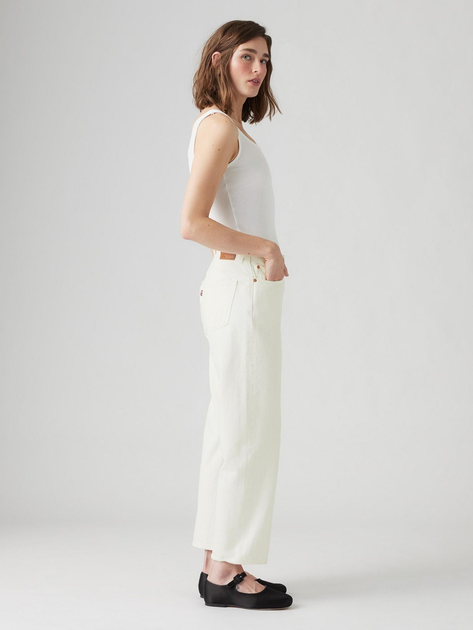 Jeansy regular fit damskie Levi's 501 90S Ankle Blank Slate A9150-0004 26-29 Białe (5401157503881) - obraz 5