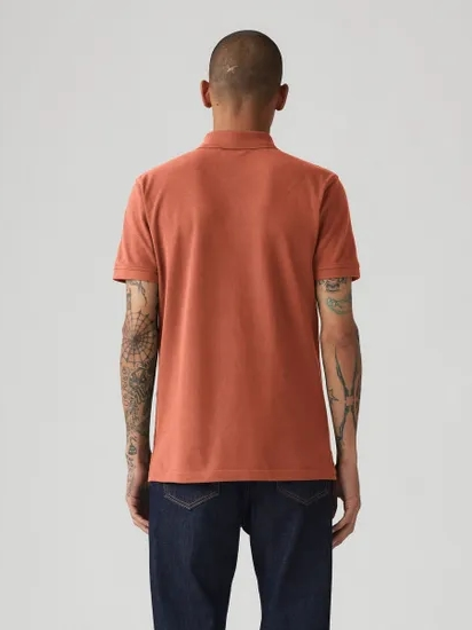 Koszulka polo męska Levi's Levis Hm Polo Etruscan Red Pique 35883-0278 M Pomarańczowa (5401187099309) - obraz 2