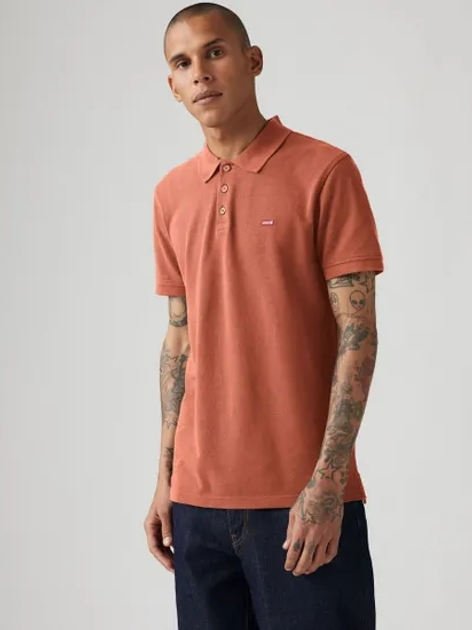 Koszulka polo męska Levi's Levis Hm Polo Etruscan Red Pique 35883-0278 M Pomarańczowa (5401187099309) - obraz 3