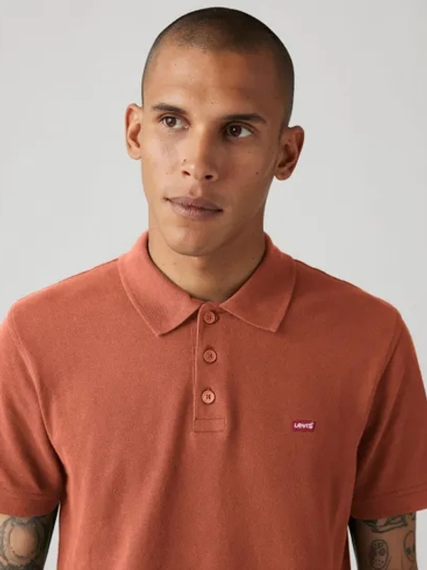 Koszulka polo męska Levi's Levis Hm Polo Etruscan Red Pique 35883-0278 S Pomarańczowa (5401187099569) - obraz 4
