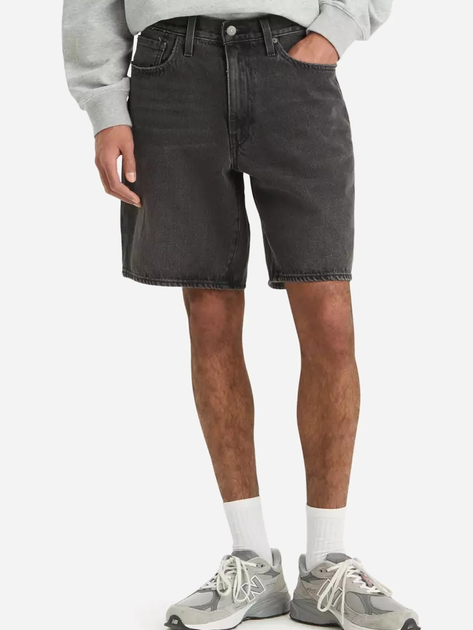 Spodenki męskie jeansowe Levi's 468 Loose Shorts We Got Motion Shorts A8461-0006 32 Ciemnoszare (5401157187142) - obraz 1