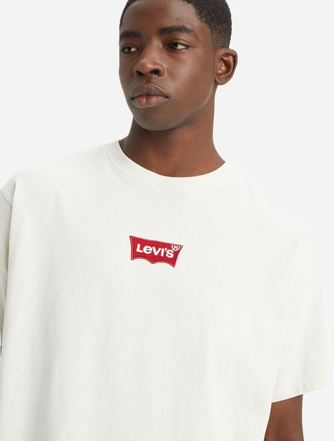 Koszulka męska bawełniana Levi's Lse Vintage Fit Gr Tee Lse Batwing Badg 0008C-0009 M Biała (5401157156735) - obraz 4