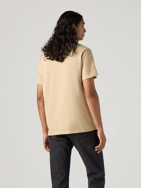 Koszulka męska bawełniana Levi's Ss Original Hm Tee Chino Jersey 56605-0261 L Beżowa (5401157978696) - obraz 2