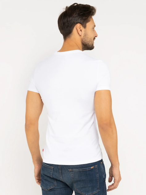 Zestaw koszulek męskich 2 szt Levi's 2Pk Crewneck Graphic 2 Pack Sw 79681-0000 XL Biały/Czarny (5400816572169) - obraz 3