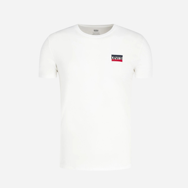 Zestaw koszulek męskich 2 szt Levi's 2Pk Crewneck Graphic 2 Pack Sw 79681-0000 2XL Biały/Czarny (5400816572183) - obraz 7