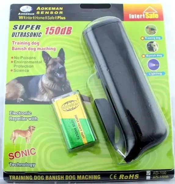 Отпугиватель собак Aokeman sensor AD-100 SH 150Дб 3 в 1 Super Ultrasonic - изображение 3