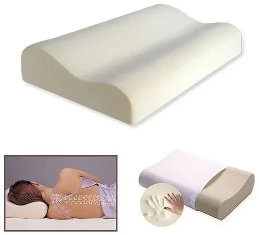 Подушка ортопедична Memory Pillow з ефектом пам'яті, анатомічна подушка для сну - зображення 2