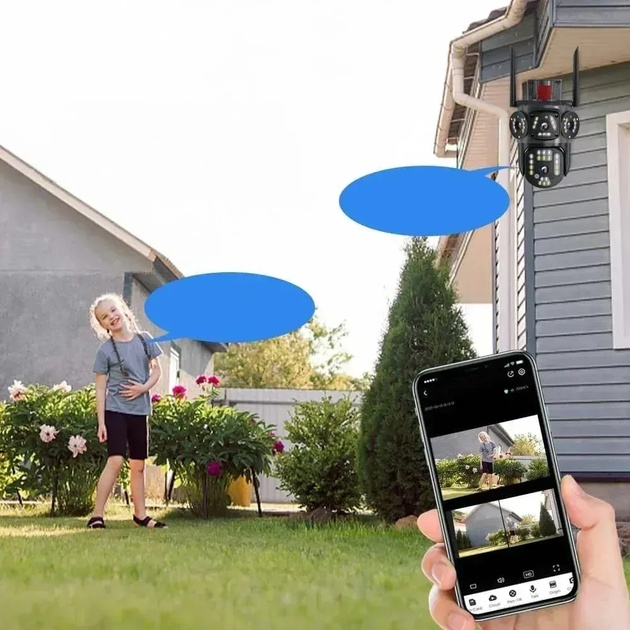 Вулична WIFI камера відеоспостереження 4MP з датчиком руху, 3L-VB30 (L) - зображення 3