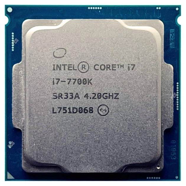CPU Intel Core i7-7700K CPU LGA1151 Процессор Intel Core i7-7700K SR33A 4.2GHz/8MB LGA1151