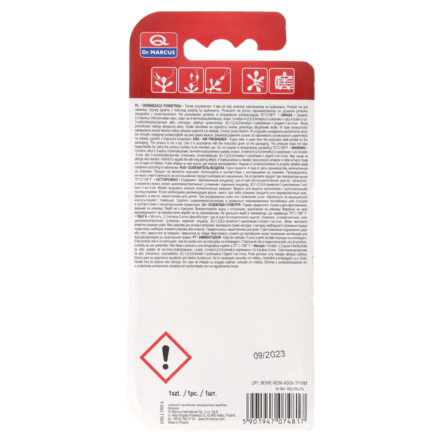Ароматизатор Dr.Marcus Lucky Top Red Fruits (Красные фрукты) 5901947074817 - изображение 2