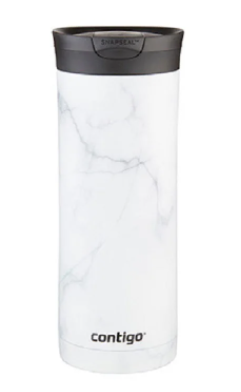 Термокружка Contigo Pinnacle Couture White 420 мл (2104543) - Фото 2 Термокружка Contigo Pinnacle Couture White 420 мл (2104543) - изображение 2