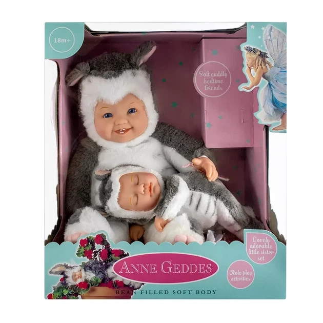 Набор кукол Anne Geddes Маленькие сестры Котята 38 см и 23см (575706) - Фото 1 Набор кукол Anne Geddes Маленькие сестры Котята 38 см и 23см (575706) - изображение 1