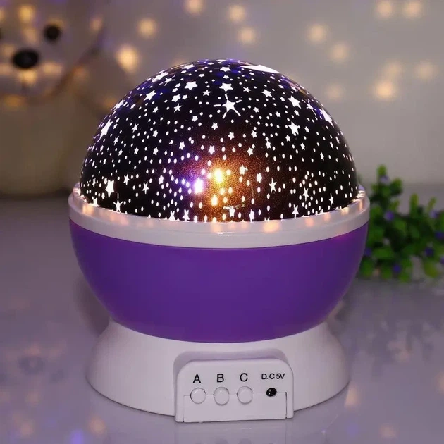 Ночник-проектор звездное небо Star Master Dream QDP01 Фиолетовый, синий, розовый - Фото 3 Ночник-проектор звездное небо Star Master Dream QDP01 Фиолетовый, синий, розовый - изображение 3