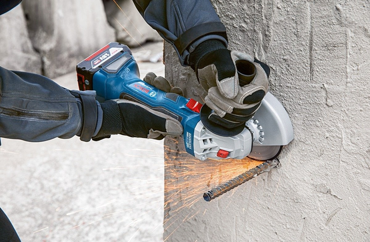 Акумуляторна кутова шліфмашина Bosch Professional GWX 18V-7 Solo без акумулятора та зарядного пристрою (06019H9001) - зображення 6