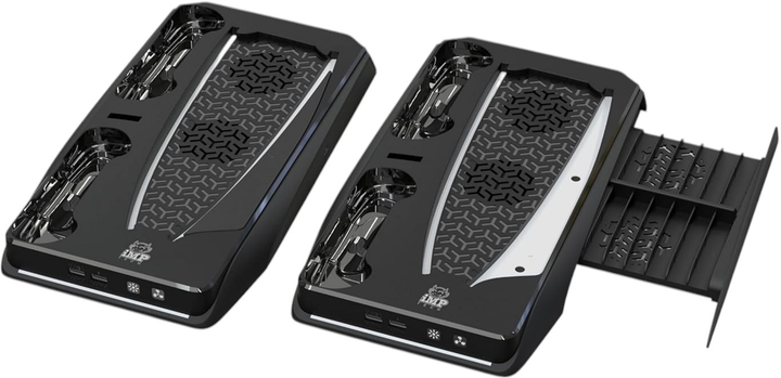 Багатофункціональна підставка IMP Tech DLX & LED Multifunctional Charging Tower - PS5 (5060176365575) - зображення 7