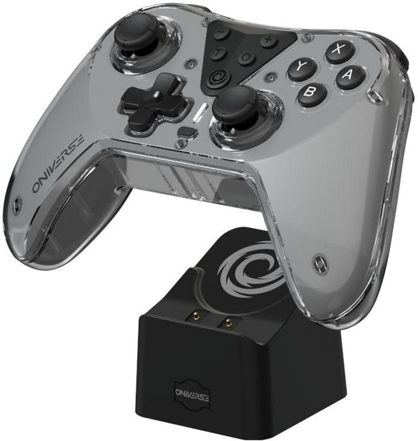 Kontroler bezprzewodowy Oniverse ze stacją ładowania Astralite Controller Wireless Smoked Black (3701417802849) - obraz 1